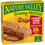Nature Valley Creamy Protein Bars – Desk Drawer Protein Snack for Busy Office Professionals, 10g Per Bar