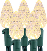 Brizled C5 LED Outdoor String Lights 33ft – Weather-Resistant Patio, Pergola, and Fence Lighting