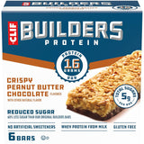 CLIF BUILDERS Protein Bar - Peanut Butter Chocolate Snack for Clean-Eating Wellness Routines and Mindful Snacking