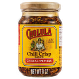 Cholula Chili Crisp Chiles & Pepitas – Gourmet Hostess Gift for Women Who Love Mexican Food, 8 oz Pantry Jar