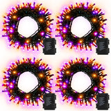 Brightever 4-Pack Battery String Lights – Flameless Warm White LEDs Safe for Kids, Pets, and Bedrooms
