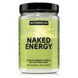 Naked Energy Pure Pre Workout Powder - Consistent Pre Session Focus Fuel for Productive Lifters, NSF Certified Vegan