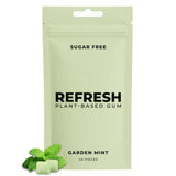 Refresh Gum Peppermint – Hiking Trail Chew for Active Days, Resealable Xylitol Pouch