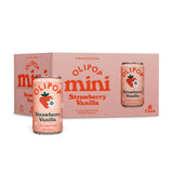OLIPOP Minis Prebiotic Soda Pop – Portable Patio Sip for Backyard Gatherings, Mini 7.5oz Cans of 6