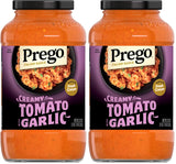 Prego Creamy Tomato Ricotta Pasta Sauce – Family Weeknight Dinner Sauce for Picky Eaters, 24 oz Jar