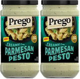Prego Creamy Roasted Garlic Pesto – Nut-Free Sauce for Clean Eating Families, Easy Weeknight Pasta Base