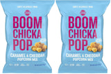 Angie's BOOMCHICKAPOP Caramel & Cheddar Mix Popcorn – 100-Calorie Mindful Snack for Home Office Breaks