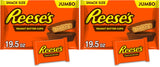 REESE'S Snack Size Milk Chocolate Peanut Butter Cups, Candy Jumbo Bag 19.5 oz – Road Trip Snacks and Travel Cup Holder Treats