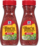 McCormick Bac'n Pieces Bacon Flavored Bits for Mindful Meatless Meal Prep, 4.4 oz Resealable Jar