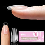 Beetles No-Wipe Gel Glue – Holiday Gift for Mom, Easy At-Home Nail Extension Set