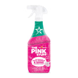 The Pink Stuff Miracle Daily Shower & Shine Spray – 30oz Minimalist Bathroom Cleaner for Clutter-Free Countertops and Glass Enclosures