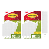 Command 20 lb XL Picture Hanging Strips – Nursery Wall Decor Hanger for Kids Bedroom Frames, Damage-Free and Family Safe