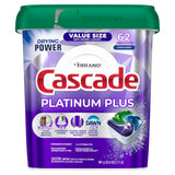 Cascade Platinum Plus Dishwasher Pods – Uncluttered Dishwasher Soap for Sustainable Homes, Premeasured Single-Pod Format