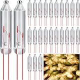HOLIDAYTYME Mini Light Replacement Bulbs for Cozy Bedroom Aesthetic and Mantel Garland, Indoor Christmas String Light Bulbs