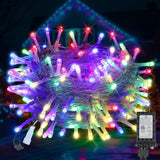 Mini LED Fairy Lights for Apartment Balcony and Room Decor, Connectable Twinkle String Lights with Timer