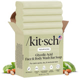 Kitsch Glycolic Acid Bar – Cucumber & Eucalyptus Scent for a Calming Shower Reset
