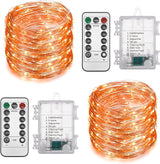 LumNest Copper Wire Fairy Lights – Uncluttered Bedroom and Shelf Styling, Simple Warm Glow