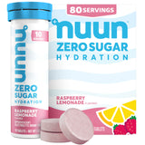 Nuun Zero Sugar Hydration Electrolyte Tablets – Trail & Studio Hydration for Low-Impact Athletes, Sugar-Free Electrolyte Replenishment