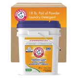 Arm & Hammer Professional Laundry Powder – High-Volume 290-Load Pail for Hotel Housekeeping, 18 lb Free & Clear