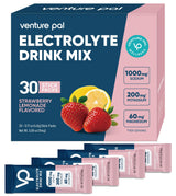 Venture Pal High Sodium Electrolyte Powder – Daily Hydration Ritual for Keto and POTS Symptom Relief, 16 Stick Pack