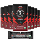 Death Wish Coffee Instant Dark Roast Packets – Clean-Label Morning Coffee, USDA Organic Single-Ingredient Brew for Wellness Routines