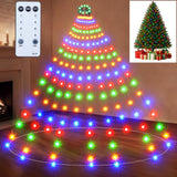 Lumary Fairy String Lights 10-Line Ring Top Indoor Christmas Lights – Aesthetic Bedroom Ambiance with 8 Modes
