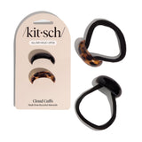 Kitsch No-Pull Hair Cuffs – Gentle Hair Accessory for Daily Self-Care and Post-Workout Refresh, Recycled Band