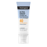 Neutrogena Ultra Sheer Invisible Gel SPF 40 – 80-Minute Water-Resistant Shield for Pool, Trail, and Court