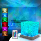 AuroraLume Compact Cube Night Light – Minimalist Ambient Light for Uncluttered Bedrooms and Shelves