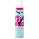Degree Women Aluminum Free Deodorant Spray Rose and Waterlily Scent for Clean Bathroom Counter Styling