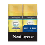 Neutrogena Beach Defense SPF 70 Sunscreen – Family Twin Pack for Kids, Teens, and Parents at the Beach