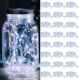 kolpop LED Fairy Lights Battery Operated – Waterproof Patio String Lights for Backyard Dinner and BBQ Nights