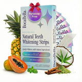 Smilebloom Peroxide-Free Whitening Strips – Sensitivity-Free Smile Brightening, Safe for Sensitive Teeth & Gums