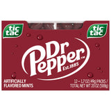 Tic Tac Dr Pepper Mints – Office Desk Drawer Refreshment for Busy Professionals, 12-Pack of 1.7 oz Pocket Packs