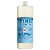 Mrs. Meyer's Clean Day Everyday Concentrate – Essential-Oil Rain Water Scent for a Calming Wind-Down Cleaning Ritual, 32 fl oz