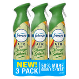 Febreze Air Mist for Kids' Rooms – Non-Toxic Odor Fighter, Lilac Sunrise Summer Peaches Mango Splash 3-Pack