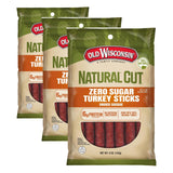 Old Wisconsin Sugar Free Turkey Sausage Sticks – Less Is More Lunchbox Add On, No Artificial Preservatives in a Simple Resealable Pouch