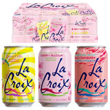 LaCroix Sparkling Water Cherry Blossom 24-Pack – Portable, Slim-Can Hydration for Picnics, Beach Days, and Road Trips