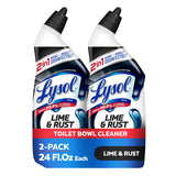 Lysol Toilet Bowl Cleaner – Designer-Style Bathroom Cleaner, Lime & Rust Stain Remover for Modern Powder Rooms
