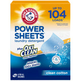 ARM & HAMMER Power Sheets Laundry Detergent – Efficient No-Mess Wash for Busy Professionals