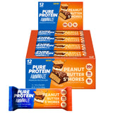 Pure Protein AMMMAZE Strawberry Shortcake Protein Bars – Individually Wrapped Hiking and Travel Snack with 20g Protein