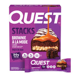 Quest Nutrition Stacks Protein Bar, Cinnamon Brown Sugar — Wellness Pantry Staple for Macro Tracking and Craving Control, High Fiber, Gluten Free
