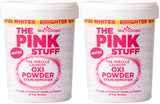 The Pink Stuff Oxi Whitening Powder for Crisp White Bedding and Towels, Vegan Stain Remover for a Polished Bedroom Aesthetic, 1 kg