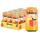 Bloom Pop Prebiotic Soda – Caffeine-Free Afternoon Refreshment for Home Wellness Rituals, 12oz Variety Pack