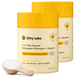 Dirty Labs Free & Clear Ultra-Concentrated Dishwasher Powder – 48 Loads in 1 lb, Streamlined Storage for Minimalist Homes