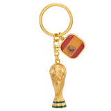 FIFA World Cup 2026 Trophy Keychain – School Backpack Charm for Big Kid Soccer Fans