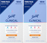 Secret Clinical Strength Invisible Solid – Self-Care Deodorant with Hyaluronic Acid for Mindful Routines