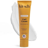 Kitsch Moisturizing Curl Cream – Clean One-Step Styler for an Uncluttered Vanity, 5.3 oz