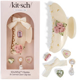 Kitsch Lisa Frank Dancing Dolphins Claw Clip – Sustainable Hair Accessory for Mindful Morning Routines