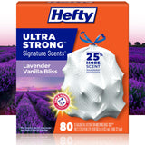 Hefty Ultra Strong Lavender Vanilla Bliss Scented 80 Count Kitchen Bags – Thoughtful Hostess and Holiday Gift Idea
